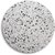 Terrazzo runder Couchtisch 80 cm - Cosmos Terrazzo & Untergestell Star Messing