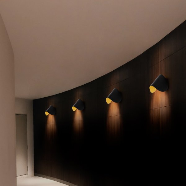 Potisto Wandleuchte - Schwarz Potisto Wandleuchte - Schwarz