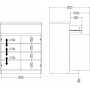 Schrank Naia - Schwarz