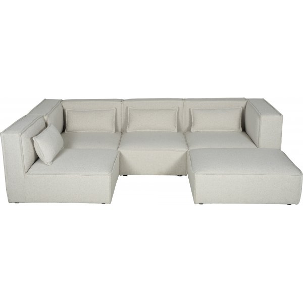 Nees Modulsofa aus Boucl - U-Sofa aus Boucl
