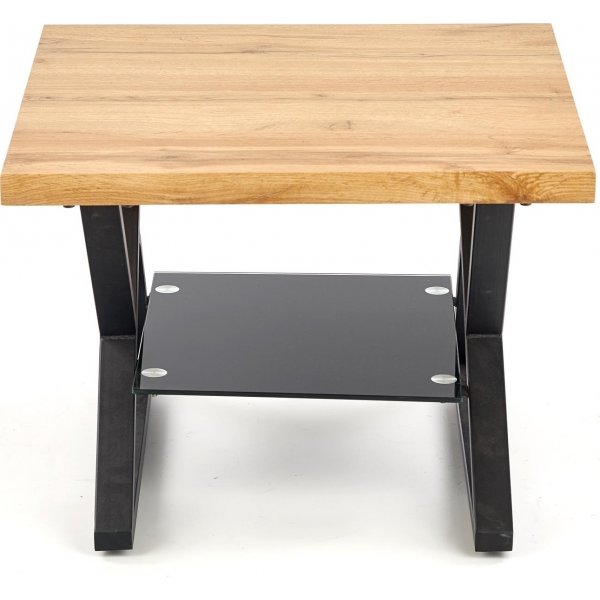 Catja Couchtisch 60 cm - Eiche/schwarz Catja Couchtisch 60 cm - Eiche/schwarz