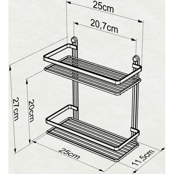 Essy Wandregal - Schwarz