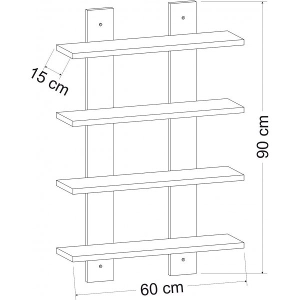 Laurel Wandregal - Anthrazit