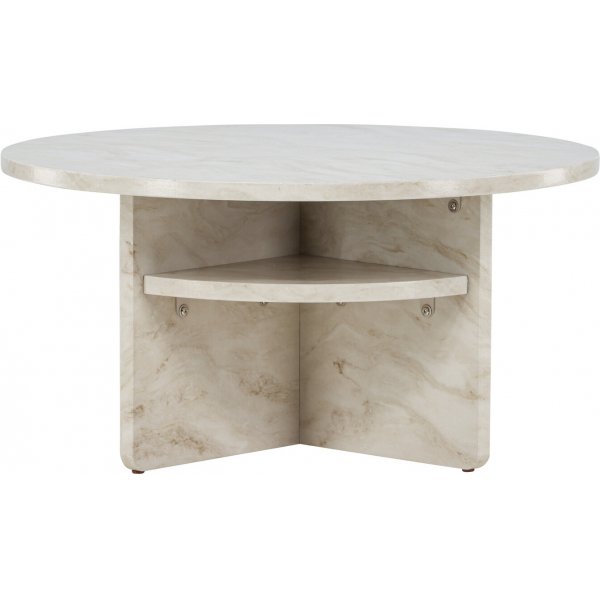 Ålesund Couchtisch Ø85 cm - Beige