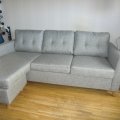 Kundenbild Weekend Diwansofa Hellgrau - Links