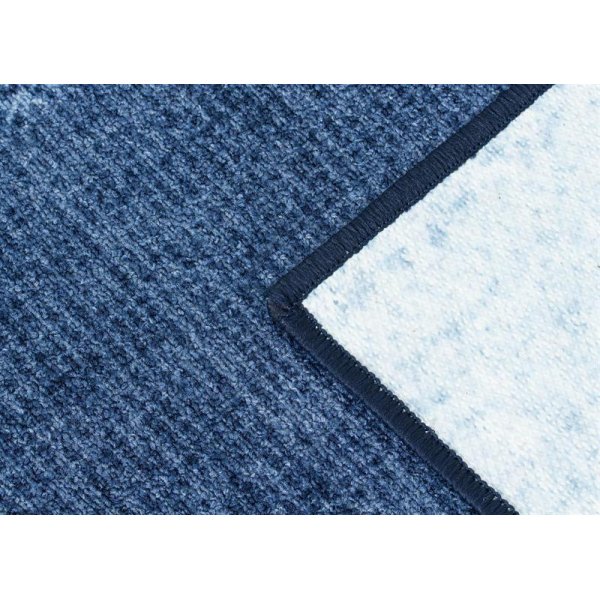 Gummierter Teppich Varese - Blau Gummierter Teppich Varese - Blau