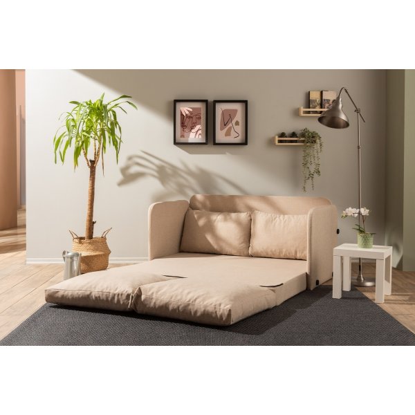 Saga 2-Sitzer-Schlafsofa XL - Beige Saga 2-Sitzer-Schlafsofa XL - Beige