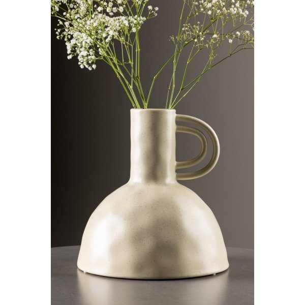 Vivi Vase - Beige/Schwarz Vivi Vase - Beige/Schwarz
