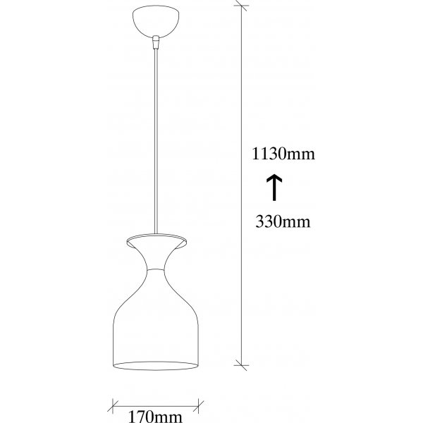 Sivani Deckenleuchte 825 - Schwarz/Gold