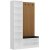 Armadio Flurmbel 135 x 35 x 210 cm - Wei/Beige