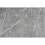 Muscat Esstisch 120-160 x 120 cm - Grauer Marmor/Hellgrau/Gold
