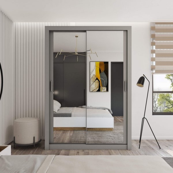 Einar Kleiderschrank 17 - Grau