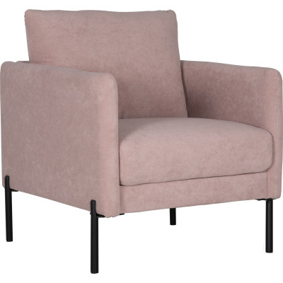 Kingsley-Sessel aus rosa Samt + Fleckentferner fr Mbel