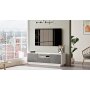 Luvio Medienbank 3 - Silber/Wei
