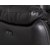 Enjoy Chicago Biosofa - 2-Sitzer-Sofa-Liegesessel (elektrisch) in schwarzem Kunstleder