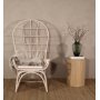 Mandarin Pfau Stuhl - Whitewash