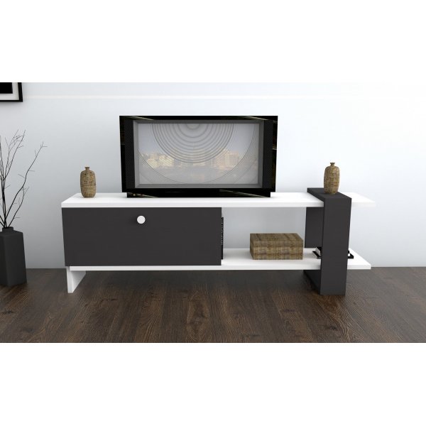 Funda Medienbank - Anthrazit/Weiß Funda Medienbank - Anthrazit/Weiß