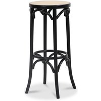 Biegeholz Barhocker No 73 Klassiker - schwarz / Rattan Biegeholz Barhocker No 73 Klassiker - schwarz / Rattan