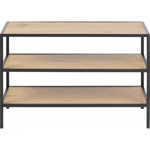 Seaford Schuhregal 50 cm - Eiche/schwarz