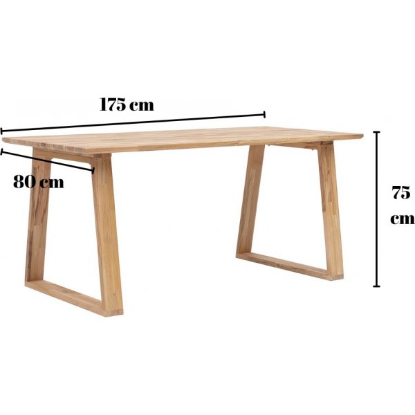 Zeus Esstisch 175 x 80 cm - Eiche