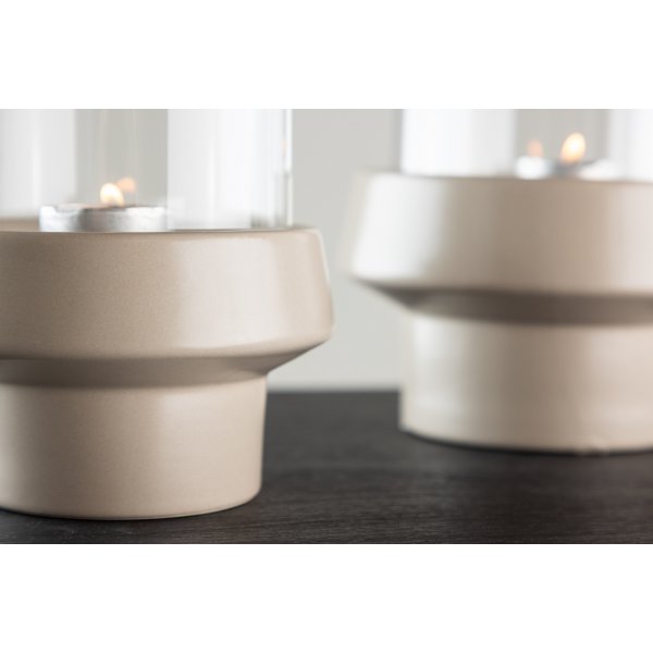 Davida Laterne 13 x 20 cm - Beige