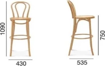 No 18 Barhocker Klassiker - Farbe frei w�hlbar