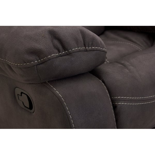 Kensington Manuelles Ecksofa - Grau