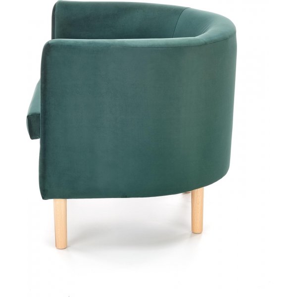 Seal Sessel - Grüner Samt + Möbelreinigung Seal Sessel - Grüner Samt + Möbelreinigung