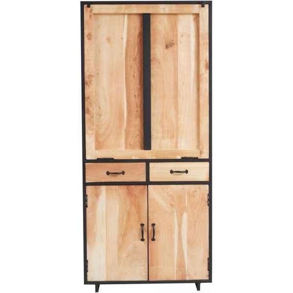 Ripasso Schrank - Holz/schwarz