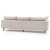 Hedlunda 3er-Sofa XL - Cord beige + Mbelpflegeset fr Textilien