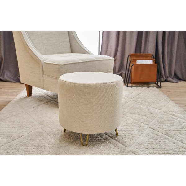 Asmara-Hocker - Creme/Gold Asmara-Hocker - Creme/Gold