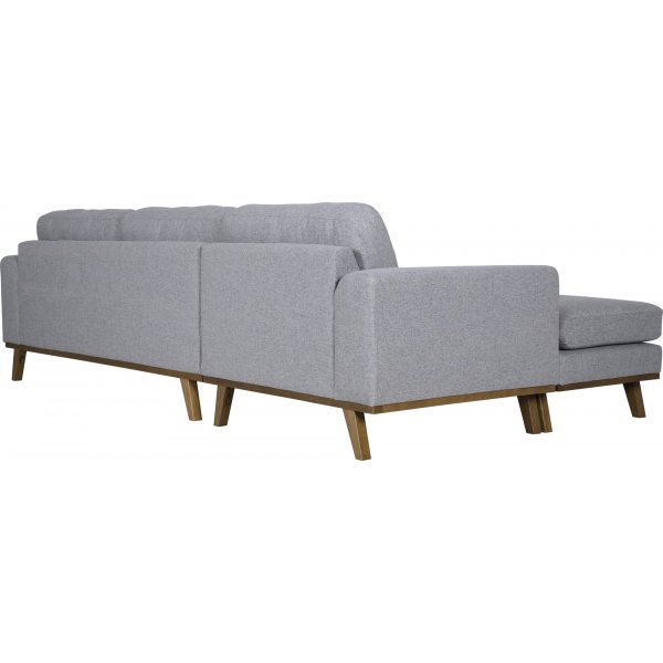 Sofa mit Wende-Diwan grau 283 cm Sofa mit Wende-Diwan grau 283 cm