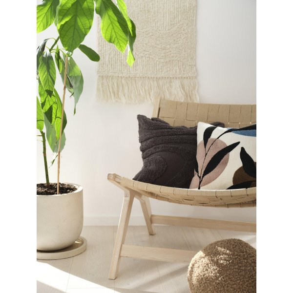 Svea Kissenbezug 45 x 45 cm - Asphalt