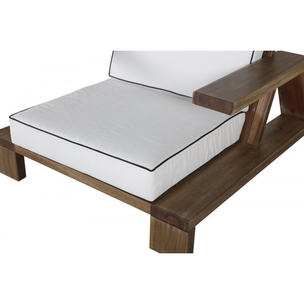 Daria Sessel - Braun/Weiß Daria Sessel - Braun/Weiß