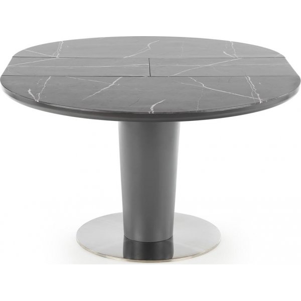 Market Esstisch 120-160 cm - Grauer Marmor/Dunkelgrau Market Esstisch 120-160 cm - Grauer Marmor/Dunkelgrau