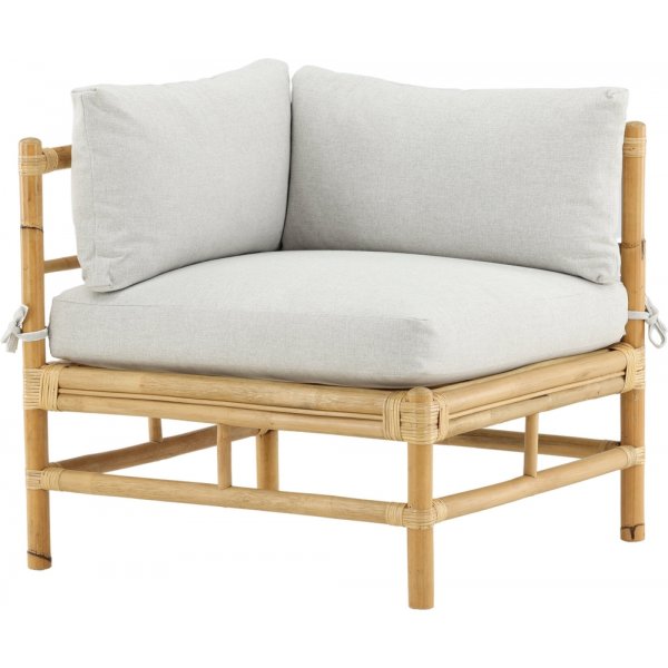 Eckmodul aus Rohrgeflecht - Natur Eckmodul aus Rohrgeflecht - Natur