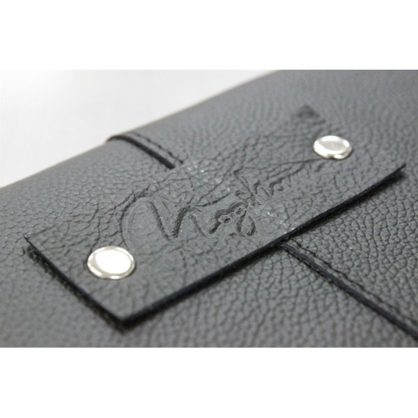 Svea quadratisches Stuhlkissen Leder - Schwarz Svea quadratisches Stuhlkissen Leder - Schwarz