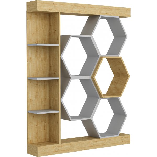 Sueno B�cherregal - Wei�/Eiche