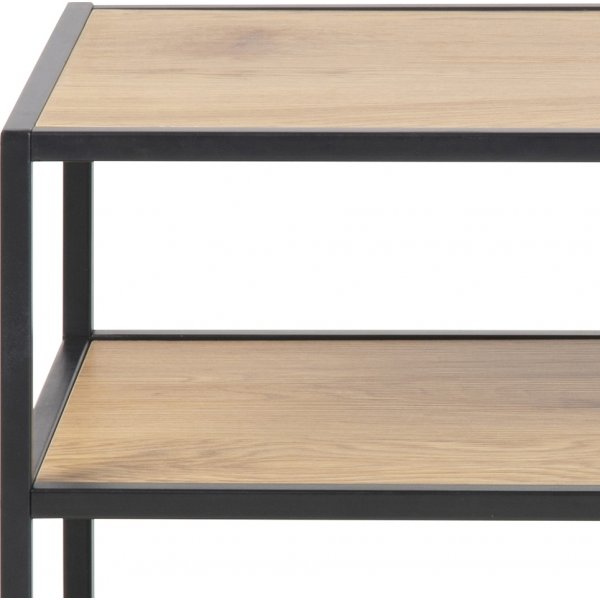 Seaford Schuhregal 50 cm - Eiche/schwarz