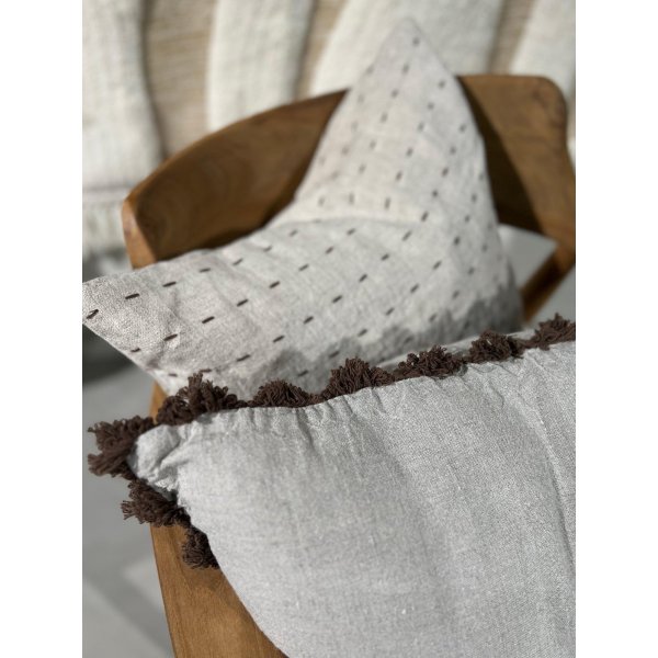 Ida Kissenbezug 40 x 60 cm - Dunkles Nougat