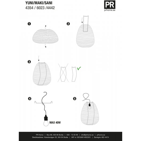 Yuni Deckenlampenschirm - Weiß - 60 cm Yuni Deckenlampenschirm - Weiß - 60 cm