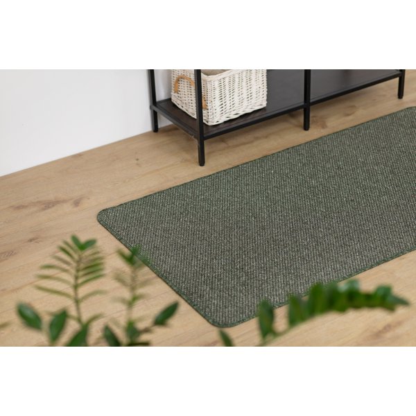 Zeus flach gewebter Teppich Smaragdgrn