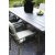 Oxford-Speisegruppe im Freien; grauer Tisch 220 cm inkl. 6 Lincoln Stapelsthle grn/beige
