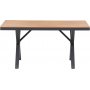 Garcia Esstisch 150 x 90 cm - Schwarz/Natur