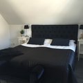 Kundenbild Sam Bett Kopfteil (zum Aufhängen an der Wand) 180x70 cm - schwarz (Stoff)