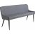 Aman 2,5-Sitzer-Sofa aus grauem PU