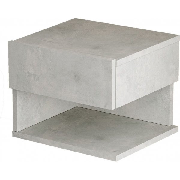 Luvio Wand-Nachttisch in Zementimitation