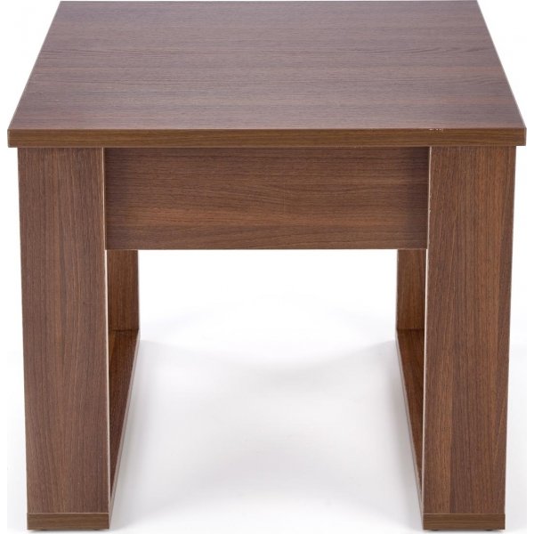 Nea Couchtisch 60 x 60 cm - Dunkler Walnuss