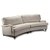 Howard Southampton XL geschwungenes Sofa 275 cm - Beige + Möbelpflegeset für Textilien