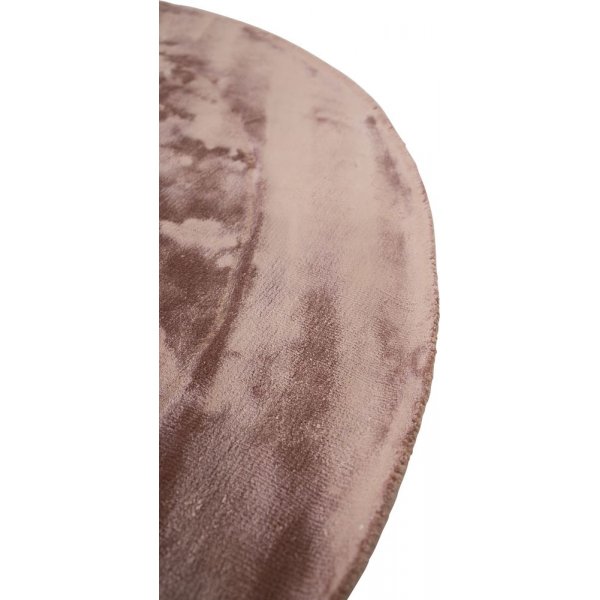 Viskoseteppich Bryan - Altrosa Viskose